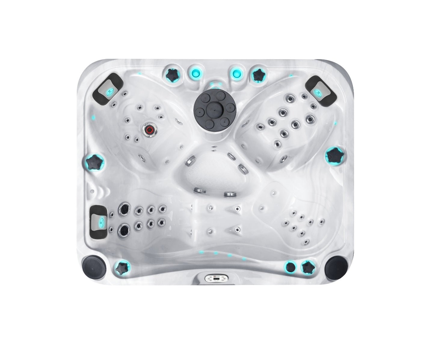Niecka wanny Passion Spas Happy widziana z góry